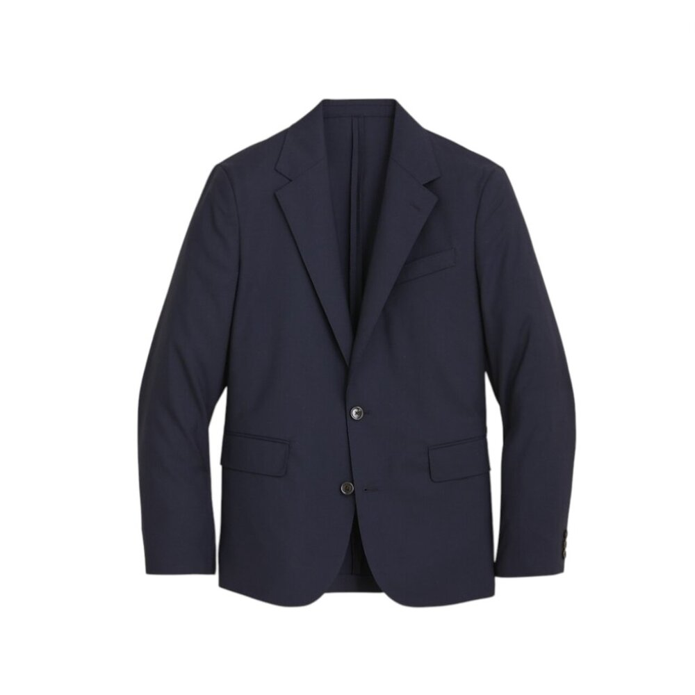NWT JCREW Kenmare Ludlow Blazer Sport Coat Jacket Mens 40 L Navy Blue BC903 NEW